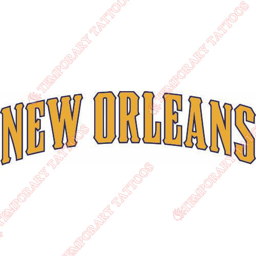 New Orleans Hornets Customize Temporary Tattoos Stickers NO.1107